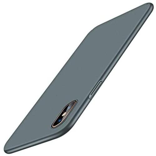 TORRAS Slim Fit iPhone Xs Max Case 6.5 Inch, Hard Plastic Ultra Thin Matte Finish Grip Protective Phone Cover Case for iPhone X Max Case, Midnight Green