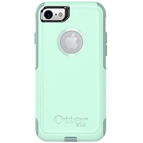 OtterBox Commuter Series Case for iPhone SE (2nd gen - 2020) and iPhone 8/7 (NOT Plus) - Retail Packaging - Ocean Way & Alpha Glass Series Screen Protector for iPhone 6/6s/7/8 - Retail Packaging