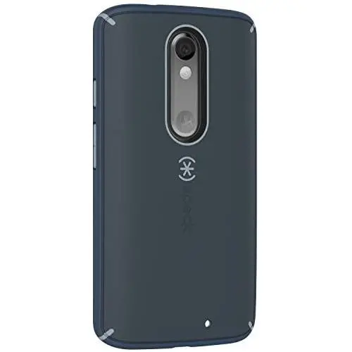 Speck Products Mighty Shell Cell Phone Case for Motorola Droid Turbo 2 - Retail Packaging - Shadow Grey