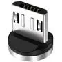 Melonboy Micro USB Magnetic Phone Cable Adapter [4-Pack], 3A Fast Magnetic Connector Tip Heads 360° Rotating Magnetic Plug for Micro USB Device