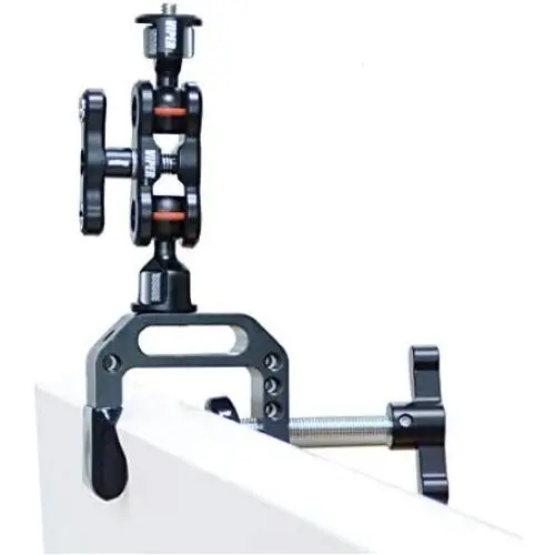 Adjustable Articulating Camera Clamp Action Camera Bike Mount Compatible with Monitor LED Action Camera Gopro 7 OSMO Action DSLR Canon Nikon Sony Adjustable Articulating Camera Clamp Action Camera Bike Mount Compatible with Monitor LED Action Camera Gopro 7 OSMO Action DSLR Canon Nikon Sony