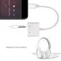 Headphone Adapter for iPhone 11Pro Car Charger AUX Audio 3.5mm Jack Adapter Splitter Earphone Dongle for iPhone7/7p/8/8p/X/XS/Max Adapter Compatible Audio + Charger Supports All New iOS System