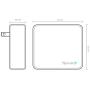 Nekmit USB C Charger, Thin Flat 42W 4-Port Wall Charger with One 18W Power Delivery PD 3.0 and 3 USB Port for iPad Pro, iPhone 11/ Pro/Max/XS/Max/XR/X, Pixel,Galaxy and More
