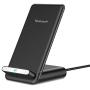 Yootech Fast Wireless Charger,10W Max Wireless Charging Stand,Compatible with iPhone SE 2020/11/11 Pro/11 Pro Max/XR/XS/X/8, Galaxy S20/Note 10/Note 10 Plus/S10/S10 Plus(No AC Adapter)
