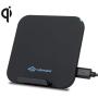 Qi Certified Wireless Charging Pad - Metal Stand - Attractive Design - 5W/7.5W/10W Power - for iPhone 11 Pro Max, Samsung Galaxy S11, Other Wireless Charging Enabled Devices - Effortless Charging