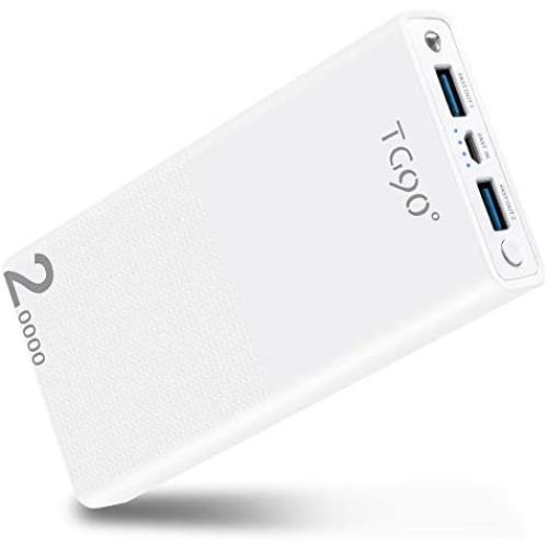 REDISONA 20000mAh Power Bank Portable Charger (20000mAh-White)