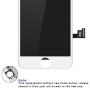 Screen Replacement for iPhone 7 Pre-Assembled LCD Display and 3D Touch Screen Digitizer Replacement with Proximity Sensor, Ear Speaker, Front Camera and Repair Tools (White)