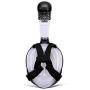 Iferror Full Face Snorkel Mask with Camera Mount, Anti-Leak Anti-Fog, 180 Panoramic View New Experience for Snorkeling, Diving, Outdoor, Swimming, Adult, Kids