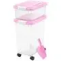 IRIS USA, Inc. 3- Piece Airtight Pet Food Storage Container Combo IRIS USA, Inc. 3- Piece Airtight Pet Food Storage Container Combo