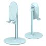 Phone Stand for Desk, Cell Phone Stand Adjustable Desk Phone Holder Tablet Holder Phone Dock (Blue)