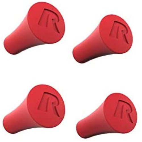 RAM X-Grip Rubber Cap 4-Pack (Red)