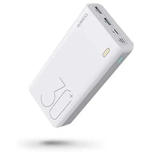 ROMOSS 26800mAh Power Bank Sense 8+, 18W PD USB C Portable Charger with 3 Outputs & 3 Inputs External Battery Pack Cell Phone Charger Battery Compatible with iPhone 11, Xs Max, iPad Pro and More ROMOSS 26800mAh Power Bank Sense 8+, 18W PD USB C Portable Charger with 3 Outputs & 3 Inputs External Battery Pack Cell Phone Charger Battery Compatible with iPhone 11, Xs Max, iPad Pro and More