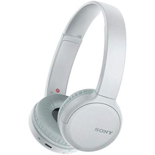 Sony Wireless Headphones WH-CH510: Wireless Bluetooth On-Ear Headset with Mic for phone-call, White (Amazon Exclusive)