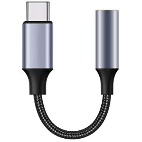 USB C to 3.5mm Headphone Jack, Type C Headphone Adapter Audio Cable Compatible with Google Pixel 4 3 2 XL,iPad Pro 2018,Samsung Galaxy S20 Ultra/S20+/S20/Z Flip/Fold/Note10/10+ [1-Pack]