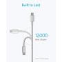 USB C Cable, Anker New Nylon USB C to USB C Cable (6ft 60W), PD Type C Charging Cable for MacBook Pro 2020, iPad Pro, Galaxy S20, Switch, Pixel, LG and Other USB C Charger