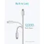 USB C Cable, Anker 2 Pack New Nylon USB C to USB C Cable (3.3ft 60W), PD Type C Charging Cable for MacBook Pro 2020, iPad Pro, Galaxy S20, Switch, Pixel, LG and Other USB C Charger Silver USB C Cable, Anker 2 Pack New Nylon USB C to USB C Cable (3.3ft 60W), PD Type C Charging Cable for MacBook Pro 2020, iPad Pro, Galaxy S20, Switch, Pixel, LG and Other USB C Charger Silver