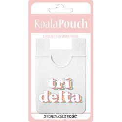 Delta Delta Delta - Retro Koala Pouch - Adhesive Cell Phone Wallet