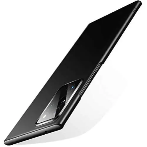 THREEBEES Samsung Galaxy Note 20 Ultra Case Slim Fit Ultra Thin Matte Finish Perfect Grip Hard Phone Case Cover for Galaxy Note 20 Ultra, Black THREEBEES Samsung Galaxy Note 20 Ultra Case Slim Fit Ultra Thin Matte Finish Perfect Grip Hard Phone Case Cover for Galaxy Note 20 Ultra, Black