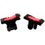 Techpitara Gaming Trigger Fire Button Gaming L1R1 Shooter Controller PUBG Red Black for Smartphones
