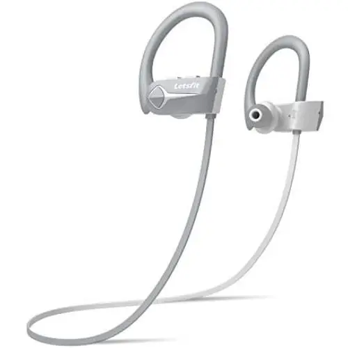 Letsfit Bluetooth Headphones IPX7 Waterproof 15Hrs Playtime Wireless Earbuds, Bluetooth 5.0 Running Headphones, HiFi Stereo in-Ear Earphones w/Mic Noise Cancelling for Sports, Workout, Gym Letsfit Bluetooth Headphones IPX7 Waterproof 15Hrs Playtime Wireless Earbuds, Bluetooth 5.0 Running Headphones, HiFi Stereo in-Ear Earphones w/Mic Noise Cancelling for Sports, Workout, Gym