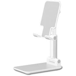 Foldable Portable Cell Phone Stand,Adjustable Height & Angle Smart Phone Holder for Desk,Case Friendly Sturdy Aluminum Metal Mobile Stand Compatible with iPhone11 Samsung Galaxy S10 & Tablets(6”-11”)