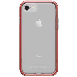 Lifeproof SLAM Series Case for iPhone SE (2nd gen - 2020) and iPhone 8/7 (NOT Plus) - Retail Packaging - Lava Chaser (Clear/Cherry Tomato/Sleet)