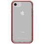 Lifeproof SLAM Series Case for iPhone SE (2nd gen - 2020) and iPhone 8/7 (NOT Plus) - Retail Packaging - Lava Chaser (Clear/Cherry Tomato/Sleet)