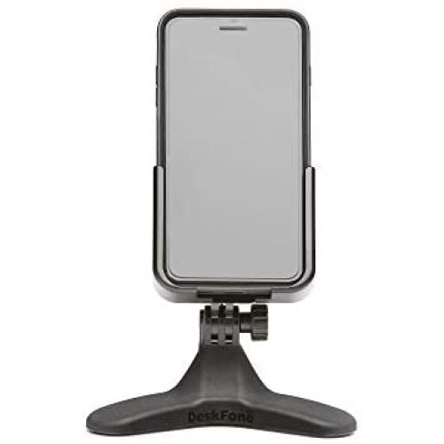 WeatherTech DeskFone, Cell Phone Stand Holder for Desk - Universal for iPhone Samsung Cellphone Smartphone Office Charging Dock