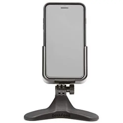 WeatherTech DeskFone, Cell Phone Stand Holder for Desk - Universal for iPhone Samsung Cellphone Smartphone Office Charging Dock WeatherTech DeskFone, Cell Phone Stand Holder for Desk - Universal for iPhone Samsung Cellphone Smartphone Office Charging Dock