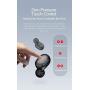 True Wireless Earbuds Bluetooth 5.0 Headset with 18H Playtime and Zero Pressure Wearing, One-Step Pairing with Touch-Control Operation, DSP Noise-Canceling Headphones with Built-in Microphones