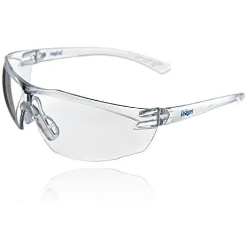 Dräger X-pect 8320 Protective Eyewear, ANSI Approved, 10 Pack, Anti-Scratch, Anti-Fog, Break-Resistant Safety Glasses, UV Protection (99.9%), Clear Lenses Dräger X-pect 8320 Protective Eyewear, ANSI Approved, 10 Pack, Anti-Scratch, Anti-Fog, Break-Resistant Safety Glasses, UV Protection (99.9%), Clear Lenses