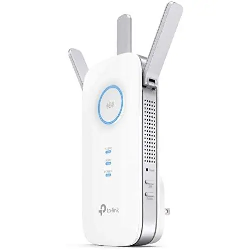 TP-Link AC1750 Wifi Extender, PCMag Editors Choice, Up to 1750Mbps, Dual Band Wifi Range Extender, Internet Booster, Access Point, Extend Wifi Signal to Smart Home & Alexa Devices (RE450) TP-Link AC1750 Wifi Extender, PCMag Editors Choice, Up to 1750Mbps, Dual Band Wifi Range Extender, Internet Booster, Access Point, Extend Wifi Signal to Smart Home & Alexa Devices (RE450)
