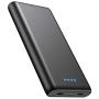 Portable Charger 24800mAh Power Bank with Smart LED Status, Dual USB Outputs, External Battery Pack Portable Phone Charger for iPhone, Samsung Galaxy, Tablet and More (Black)