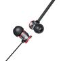 Betron MK23Mic Earbuds, Wired Headphones with Microphone, Noise Isolating Earphones, Flat Wired Earbud for iPhone, iPad, Laptops, Cellphones, Samsung and Android Smartphones, Black