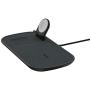 mophie 3 in 1 Wireless Charge Pad - Qi Wireless Charging Pad for Apple iPhone, Airpods, and Apple Watch - Black