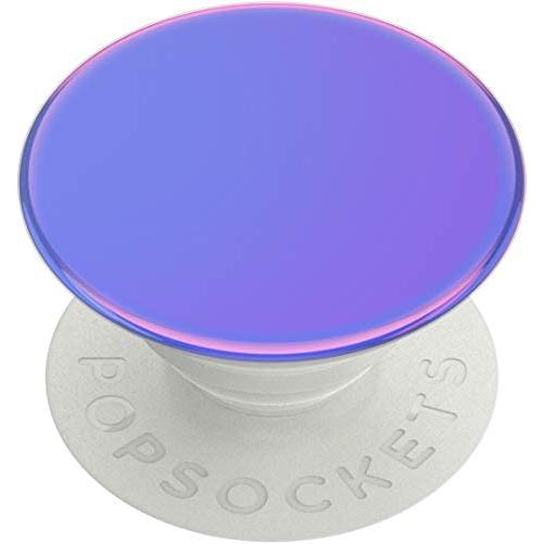 PopSockets: PopGrip with Swappable Top for Phones and Tablets - Color Chrome Aurora Purple