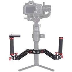 DIGITALFOTO Ares Z Axis Spring Gimbal Dual Handle,Damping Detachable Dual Grip Compatible with ZHIYUN Crane 2, DJI Ronin S/SC, FEIYU AK2000/4000, Moza Air 2 and More 3 Axis Gimbal