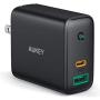 AUKEY USB C Charger 30W and 12W Power Delivery 3.0 Fast Charger with Dynamic Detect, USB C Wall Charger Dual Port for iPhone 11 Pro Max, iPhone SE, Google Pixel 4 XL, MacBook Air, iPad Pro