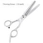 iSeaFly Dog Grooming Kit, Safety Round Tip, Heavy Duty Stainless Steel, 5 in 1 Cat Dog Grooming Scissors Set, Best Pet Grooming Shears for Full Body