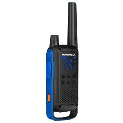 Motorola Talkabout T800 Two-Way Radios, 2 Pack, Black/Blue