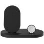 Belkin F8J235ttBLK Boost Up Wireless Charging Dock (Apple Charging Station for Iphone + Apple Watch + USB Port) Apple Watch Charging Stand, iPhone Charging Station, iPhone Charging Dock (Black)