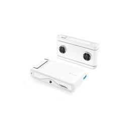 Lenovo Mirage Camera with Daydream, VR-Ready Photo and Video Camera, Integration with YouTube and Google Photos, Smartphone Compatibility, Moonlight White (Renewed)