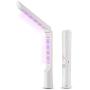 LED UV Cleaner Foldable Wand, Sweep 5 Times, Sanitizer Wand for Home/Hotel/Wardrobe/Toilet/Car/Pet Area, 99% Cleaned in (White, Universal)