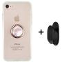 Phone Ring Holder Stand Rose Gold Oddss Pink Geometric Marble Universal Thin Finger Ring Grip 360° 180°Flip Ring Stand Grip Mount Compatible for Smartphones