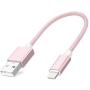 CableCreation 0.5FT Short iPhone Charger Cable, 6 Inch Lightning to USB Charging Data Sync Cord [MFi Certified], Compatible iPhone 11, X, XS, 8, 8 Plus, 7, 6, 5, 5C, 5S, iPad, Rose Gold