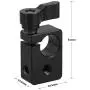CAMVATE 15mm Single Rod Clamp Adapter with Black Thumbscrew Locking Knob (2 Pieces) CAMVATE 15mm Single Rod Clamp Adapter with Black Thumbscrew Locking Knob (2 Pieces)