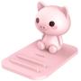 Pink Pig Phone Holder - Adjustable Stand - Lovely Animal Desktop Cell Phone Stand, Creative Cartoon Multi-Function Desk Phone Stand, Smartphone Dock,Frog Gift for Girl (Pink Pig, 17 X 8 X 5 cm)