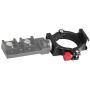 AFVO Ring Clamp with Cold Shoe for Zhiyun Smooth 4 Applied to Microphone LED Light