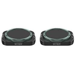 Skyreat Variable Neutral Density Adjustable ND Filter 2-5 Stop, 6-9 Stop VND Filters Compatible with DJI Osmo Pocket