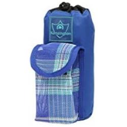 Kensington Single Water Bottle Holder - Big Insulated Drink Pocket - Small Phone or Camera Pocket - Attaches to Saddle Horn - Comes with Water Bottle